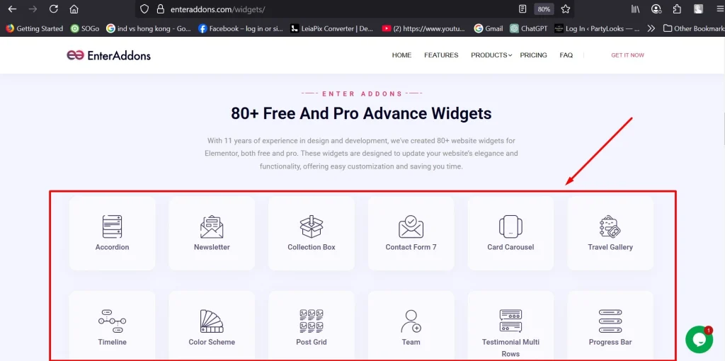 Where You will Get All Widgets of the Enter Addons